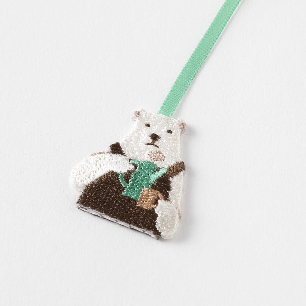 MIDORI Embroidery Bookmark Polar Bear