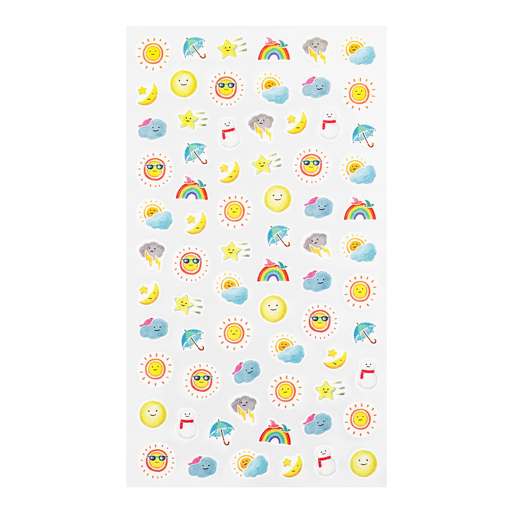 MIDORI Sticker Daily Records Weather