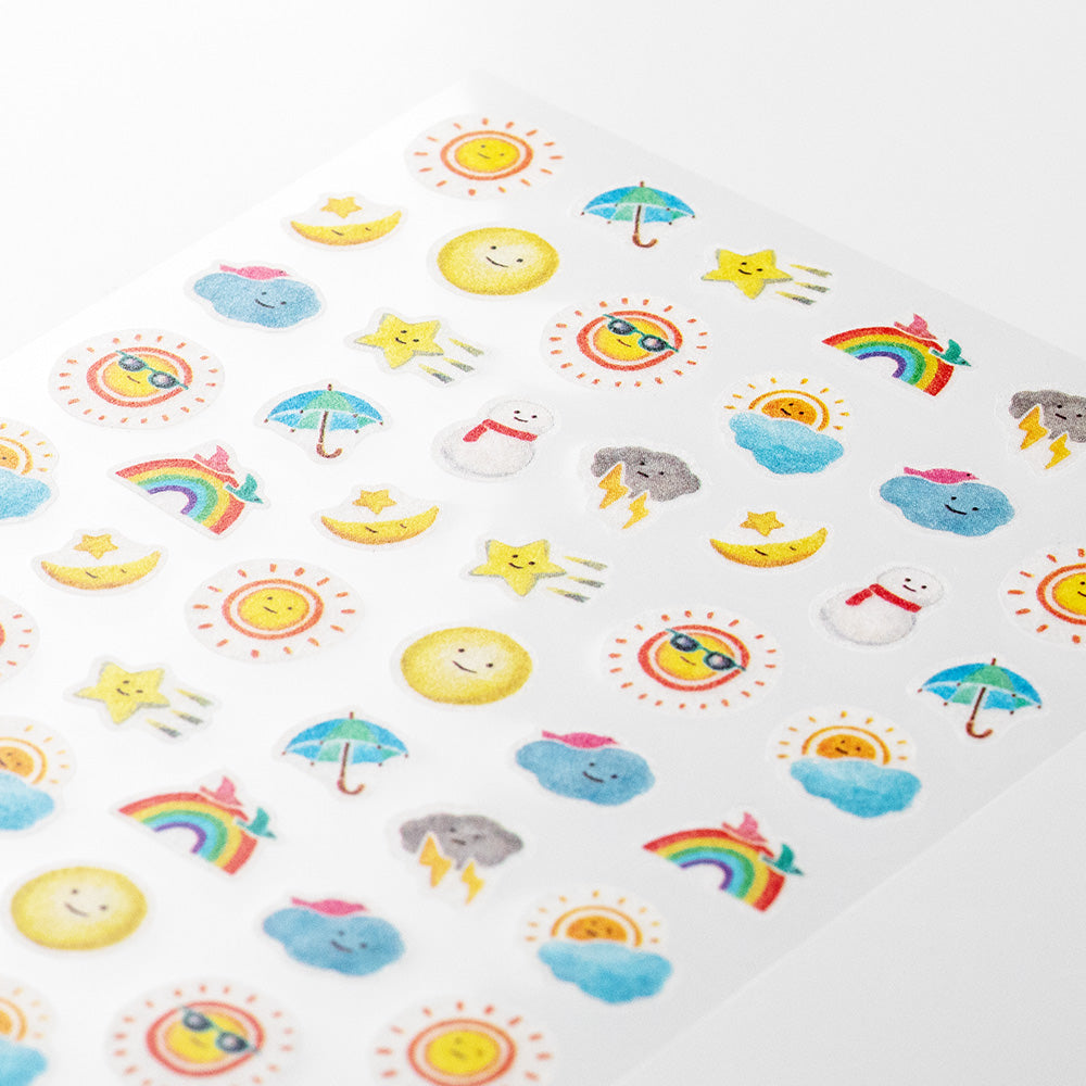 MIDORI Sticker Daily Records Weather