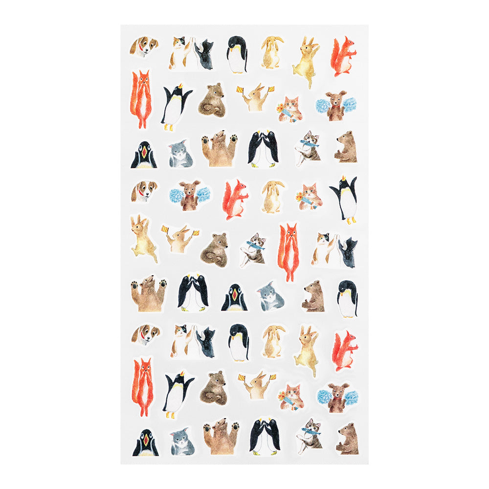 MIDORI Sticker Animal Feelings
