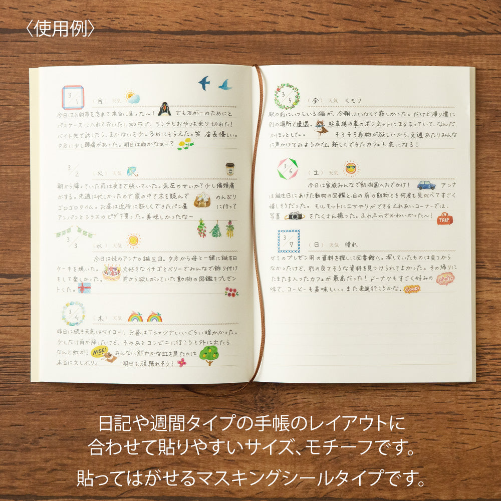 MIDORI Sticker Animal Feelings