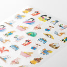 MIDORI Sticker Animal Scenes