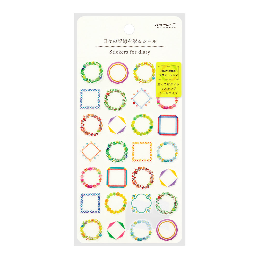 MIDORI Sticker Frames