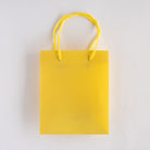 Textured Gift Bag 11.5x14cm Light Yellow