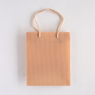 Textured Gift Bag 11.5x14cm Light Brown