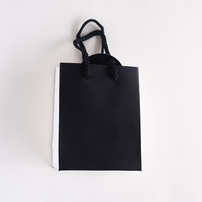 Colour Block Gift Bag 11x15cm Green/Black