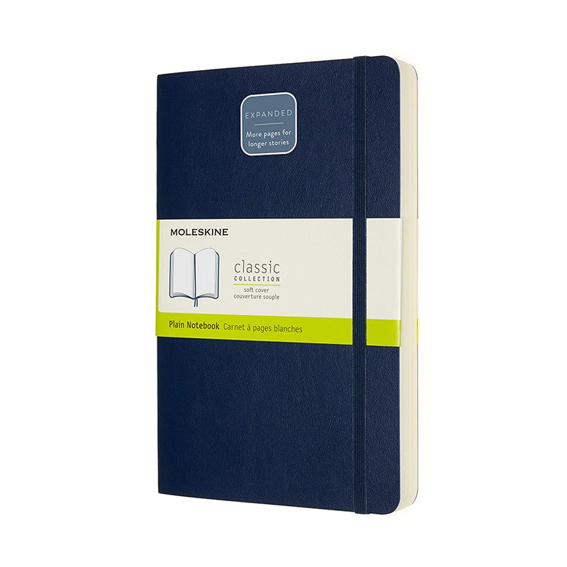 MOLESKINE Classic Expanded L Plain Soft Sap Blue
