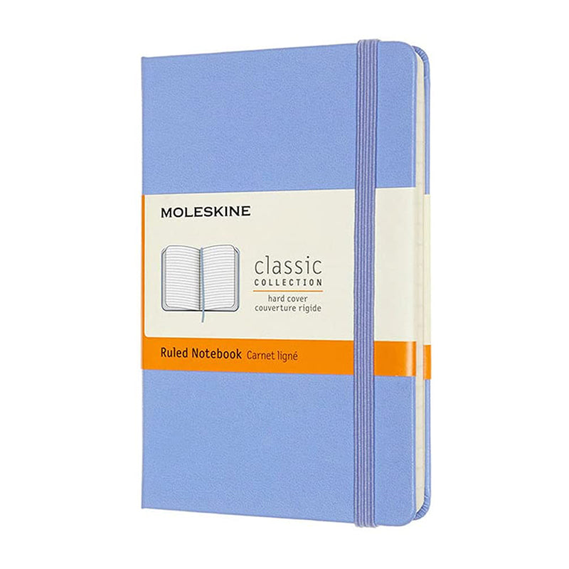 MOLESKINE Classic Pocket Ruled Hard Hydrangea Blue