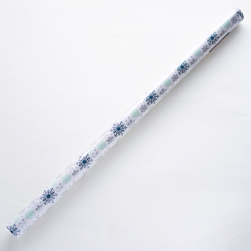 CLAIREFONTAINE Noel Gift Wrap 57g 0.7x2m Contemp-Snowflakes Default Title