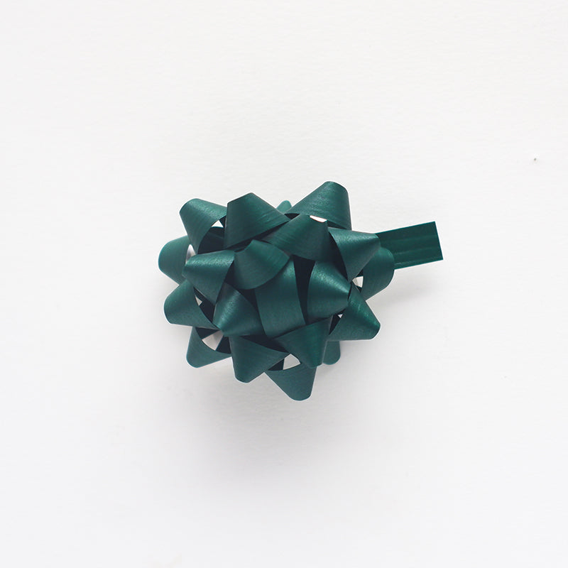 CLAIREFONTAINE Mini Bow Ribbon 50mm 1s Christmas Deep Green Default Title