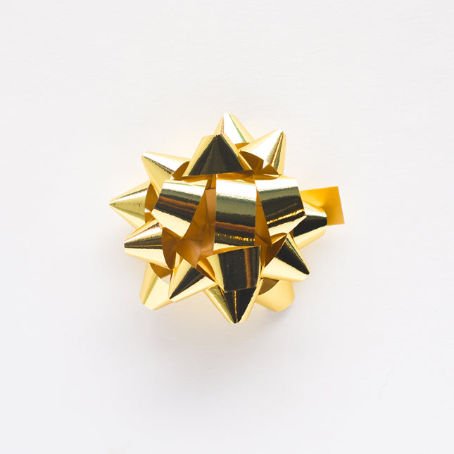 CLAIREFONTAINE Mini Bow Ribbon 50mm 1s Christmas L Gold Default Title