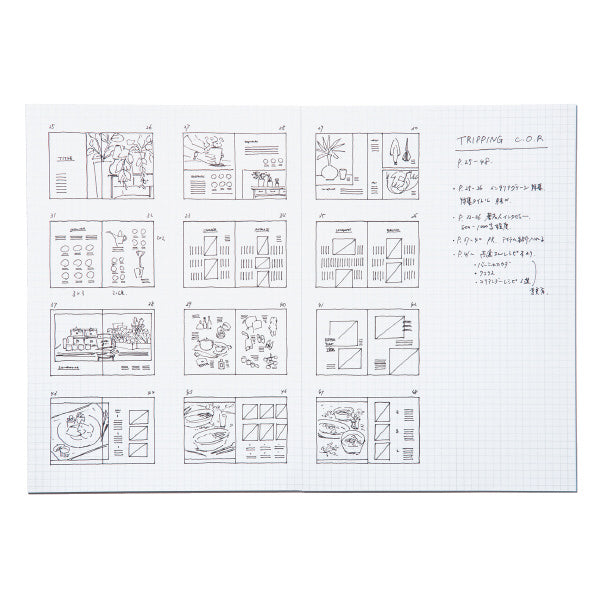 KOKUYO Perpanep Sara Sara A5 75g 4mm Grid Default Title