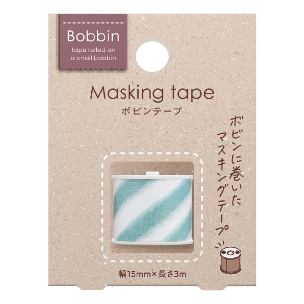 KOKUYO Bobbin Masking Tape Stripe Blue Default Title