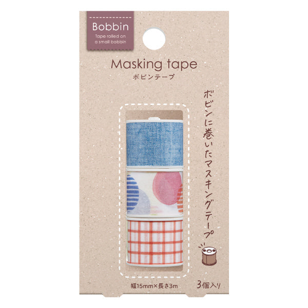 KOKUYO Bobbin Masking Tape 3s Colorful Default Title