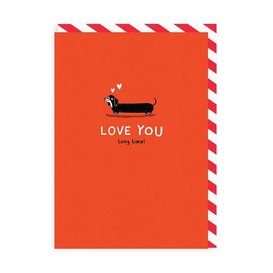 OHH DEER Enamel Pin Greeting Card Love You Long Ti