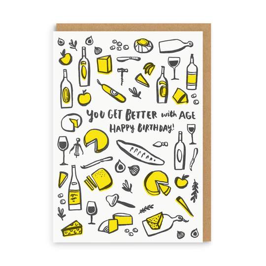 OHH DEER Greeting Card Better With Age