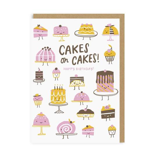 OHH DEER Greeting Card Cakes On Cakes