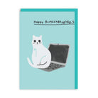 OHH DEER Greeting Card Happy Bir9669..
