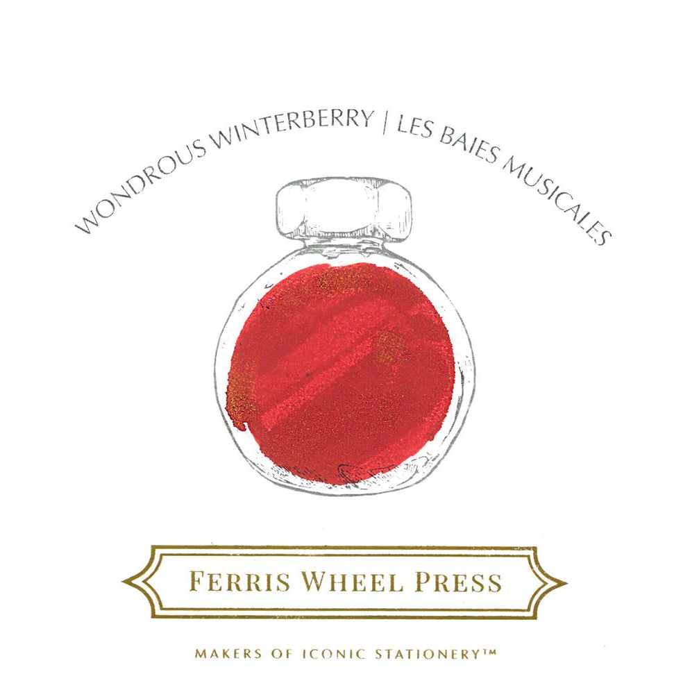 FERRIS WHEEL PRESS Fountain Pen Ink 38ml Wondrous Winterberry Shimmer Default Title