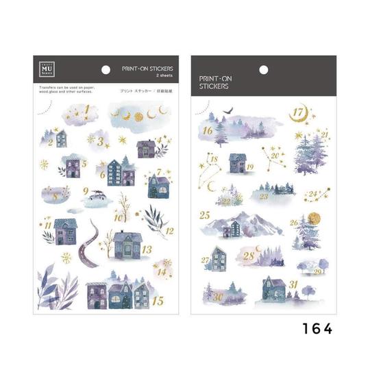 MU Print-On Sticker 2s 164 Stars In The Morning
