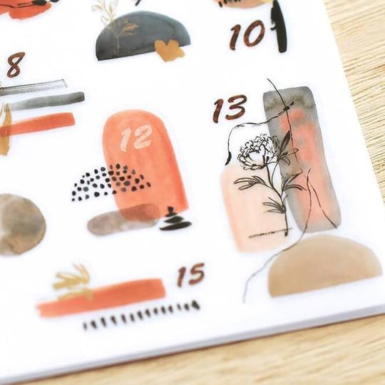 MU Print-On Sticker 2s 166 Literary Loops