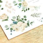MU Print-On Sticker 2s 169 Elegant White Flowers