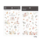 MU Print-On Sticker 2s 174 Flowers In Light Colour