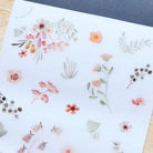MU Print-On Sticker 2s 174 Flowers In Light Colour