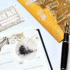 MU Gold Foil Print-On Sticker Botanical G06