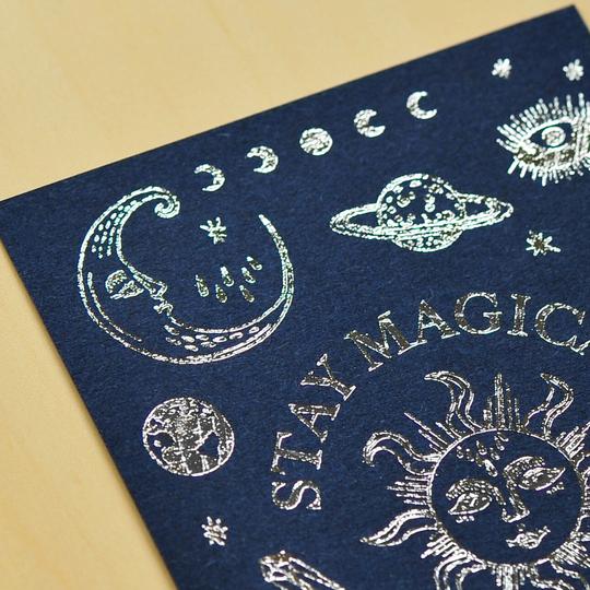 MU Silver Foil Print-On Sticker S01 Magical World