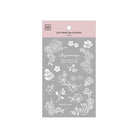 MU Silver Foil Print-On Sticker S03 Soft Silver Fl