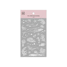 MU Silver Foil Print-On Sticker S04 The Silver Oce