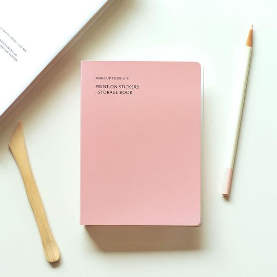 MU Sticker Sheet Folder Dusty Rose