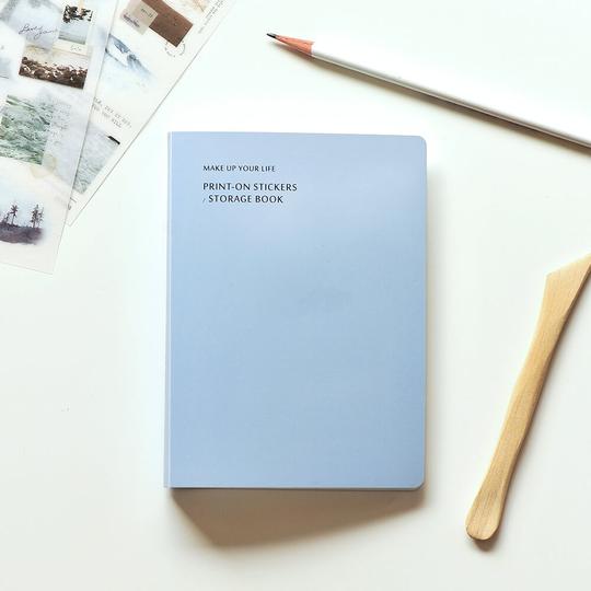 MU Sticker Sheet Folder Dusty Blue
