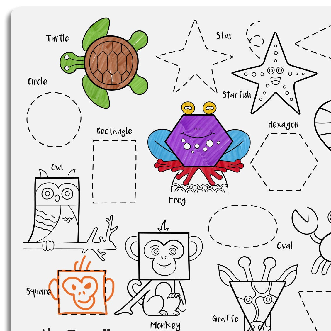 HeyDoodle Placemats-DRW:Shapeshifters 1230037