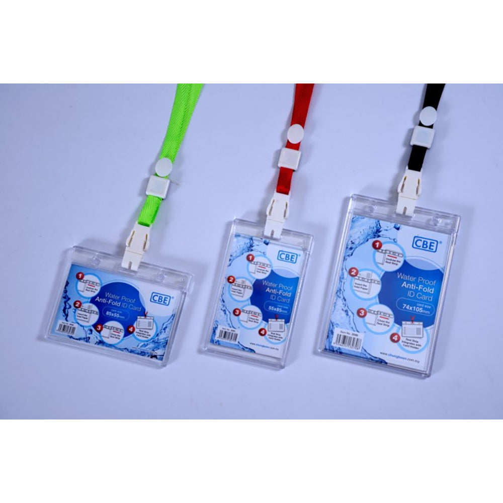 CBE ID Card Holder 2592+Lanyard 132920 Green