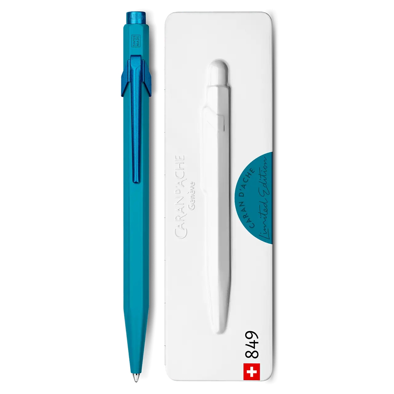 CARAN D'ACHE 849 Ball Pen Claim Your Style Limited Edition 3 Ice Blue