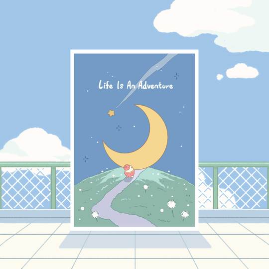 SANGGO Dreamy Days Postcard:Life is an Adventure Default Title