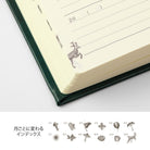 MIDORI 70th Anniv LE Diary 5 Years R.Leather Green