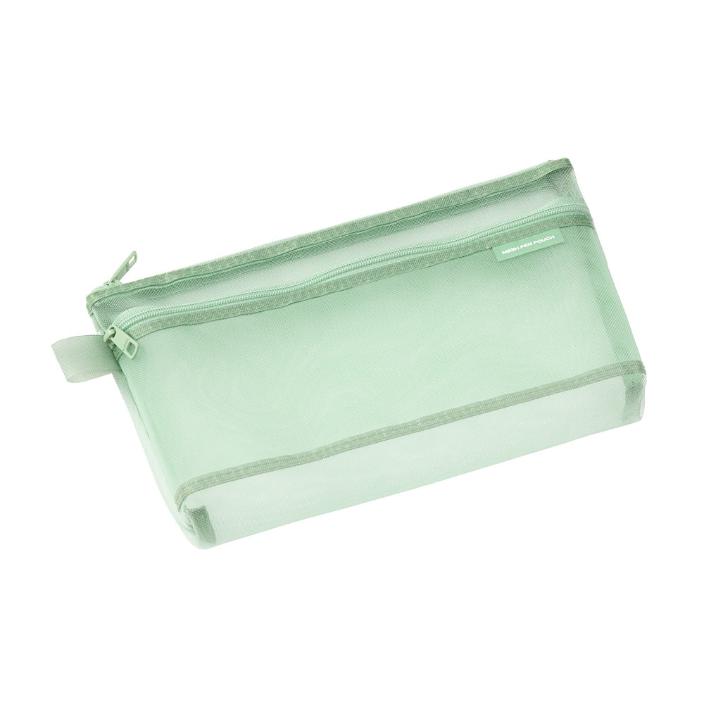 MIDORI Mesh Pen Pouch LE Pale Green