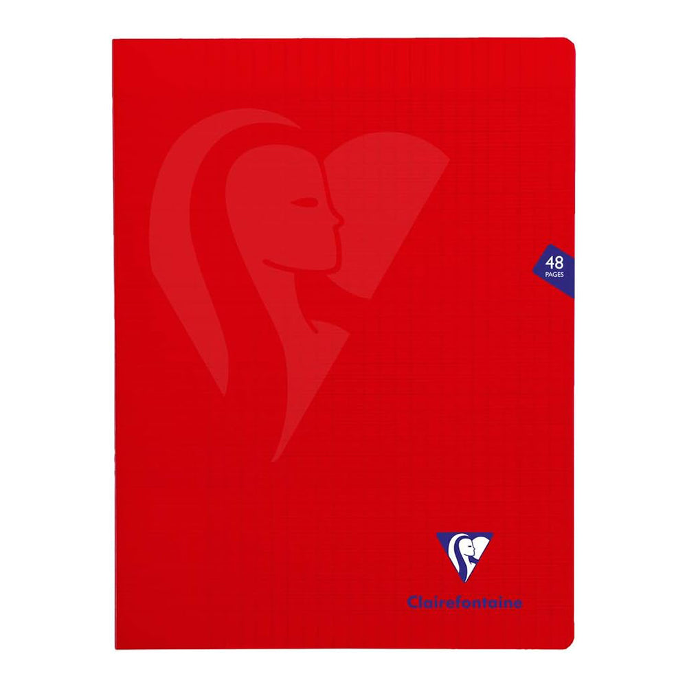 CF MIMESYS PP Notebook 24x32cm 48p Seyes Red