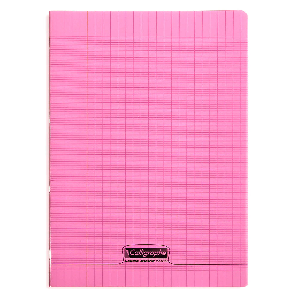 CLAIREFONTAINE Calligraphe Ligne 8000 PP A4 96p Seyes Pink