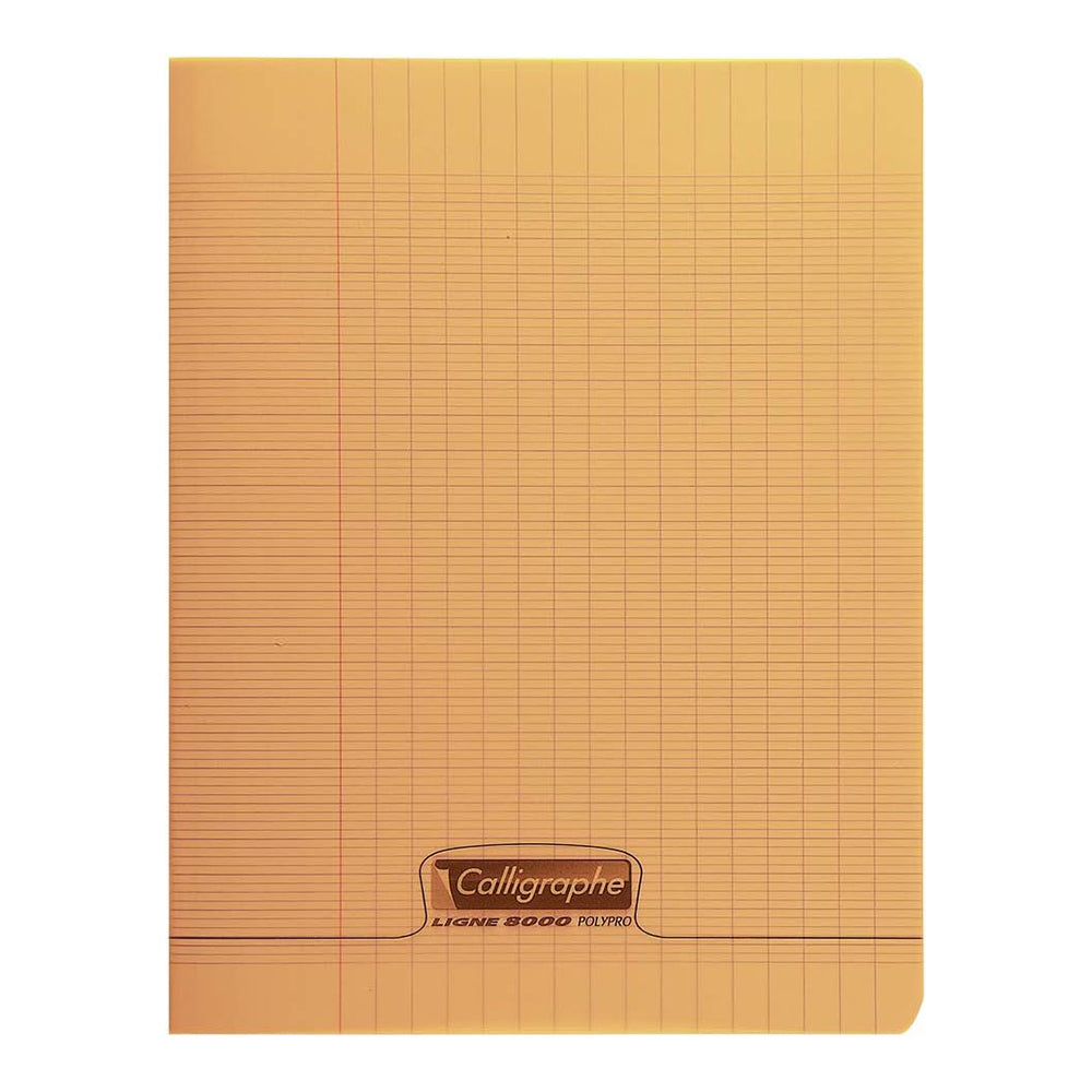 CLAIREFONTAINE Calligraphe Ligne 8000 PP A5+ 96p Seyes Orange