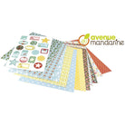 AVENUE MANDARINE Wrapping Paper Books 43x60cm 12s Christmas Default Title