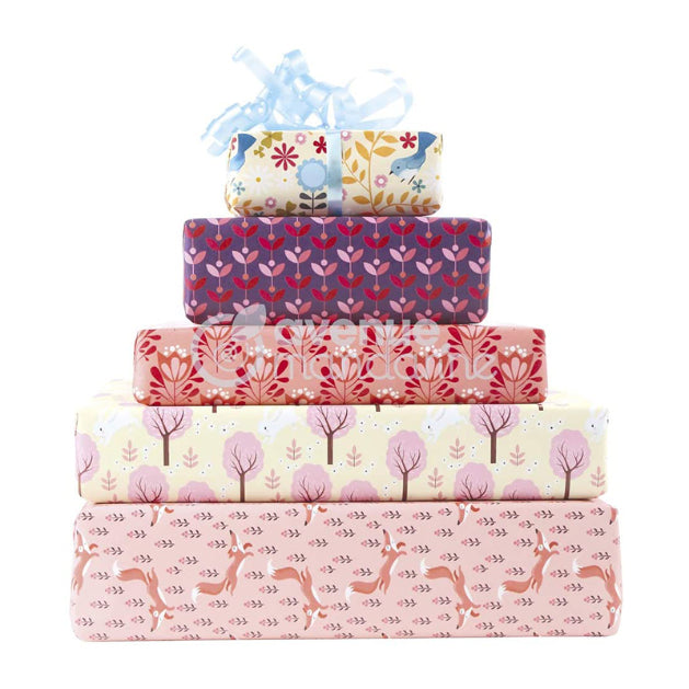 AVENUE MANDARINE Wrapping Paper Books 43x60cm 12s Girl Default Title