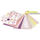 AVENUE MANDARINE Wrapping Paper Books 43x60cm 12s Girl Default Title