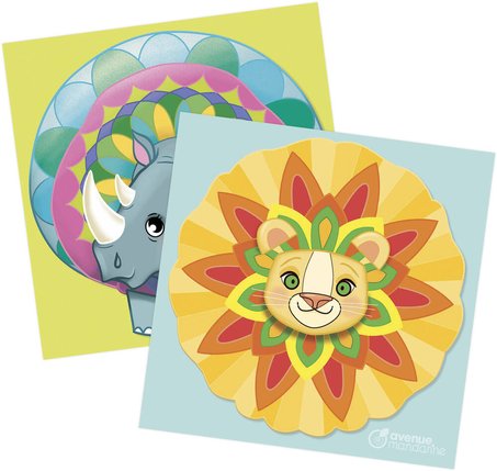 AVENUE MANDARINE Creative Box Scratch Cards Mandala Default Title