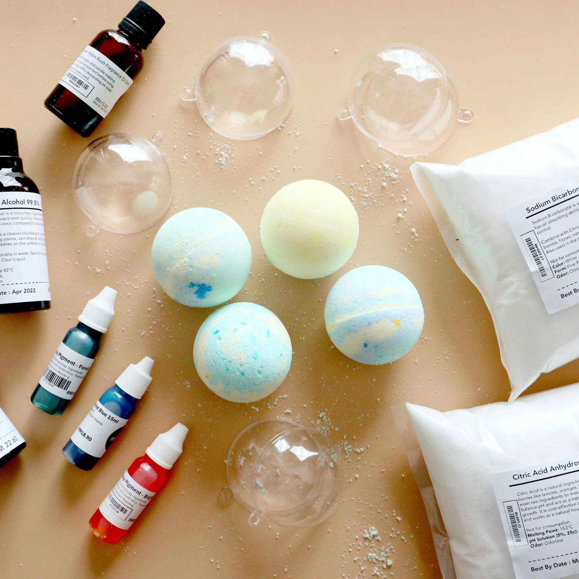 CRAFTI-KIT Bubble & Fizz Bath Bomb Kit