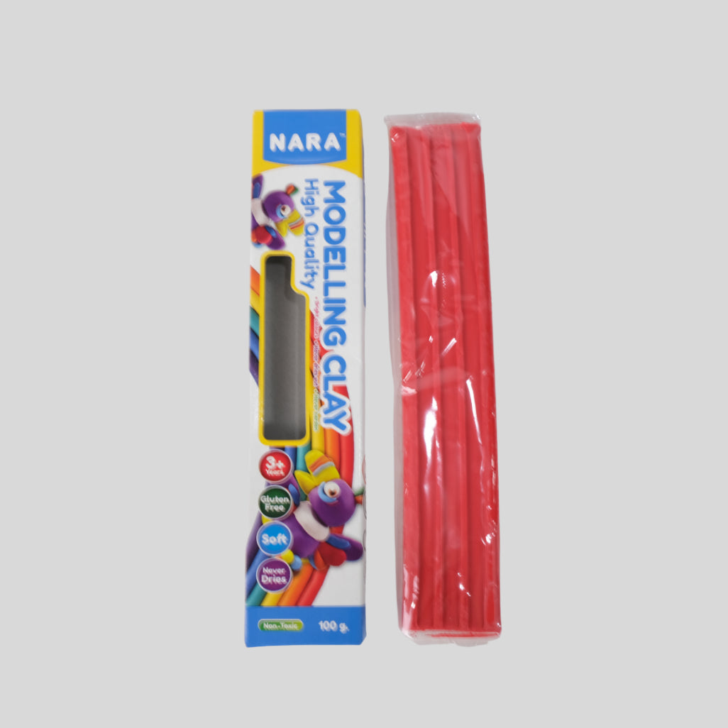 NARA Modelling Clay BX-100-1 100g Red