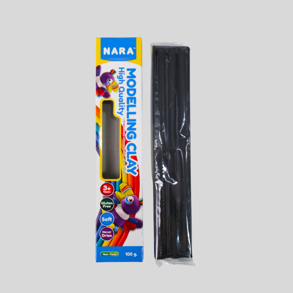 NARA Modelling Clay BX-100-1 100g Black